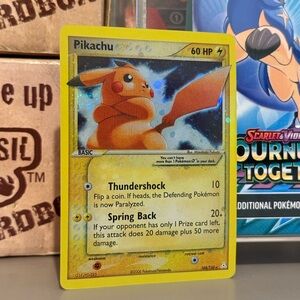 RARE Pokémon Pikachu Star EX: Holon Phantoms #104/110 Holo Card 2006 PROXY